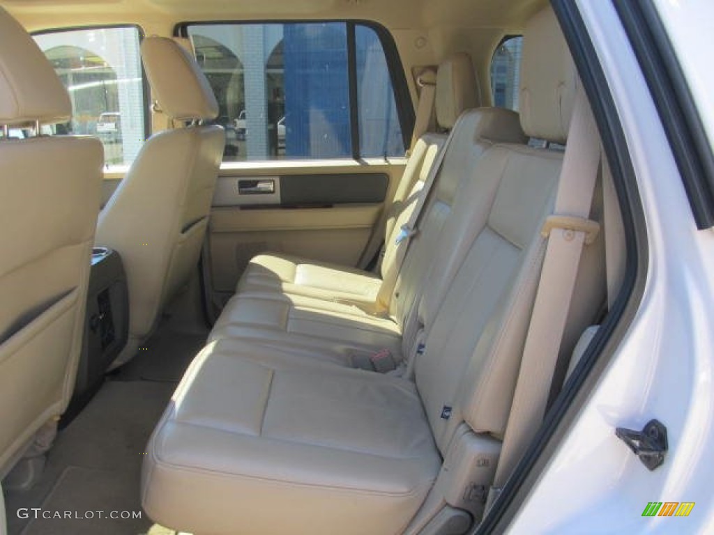 2010 Expedition Eddie Bauer 4x4 - White Platinum Tri-Coat Metallic / Camel photo #12
