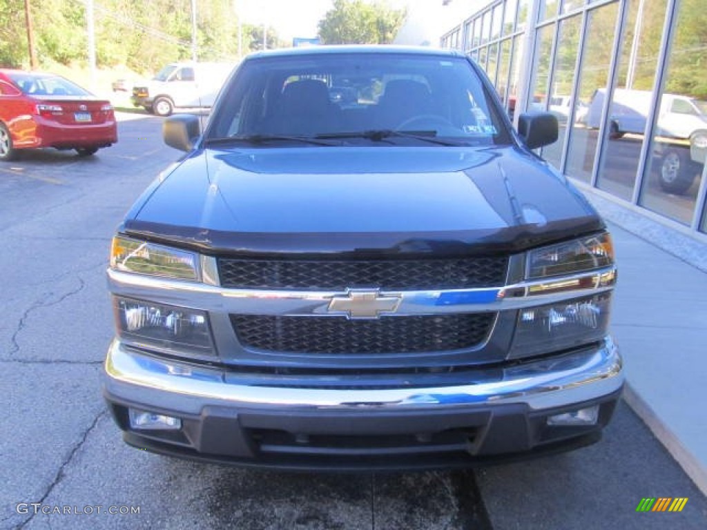 2007 Colorado LT Crew Cab 4x4 - Blue Granite Metallic / Very Dark Pewter photo #10