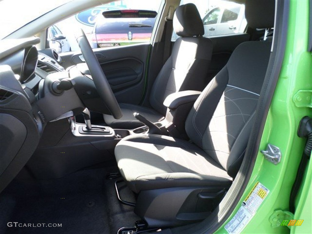 2014 Fiesta SE Sedan - Green Envy / Charcoal Black photo #19