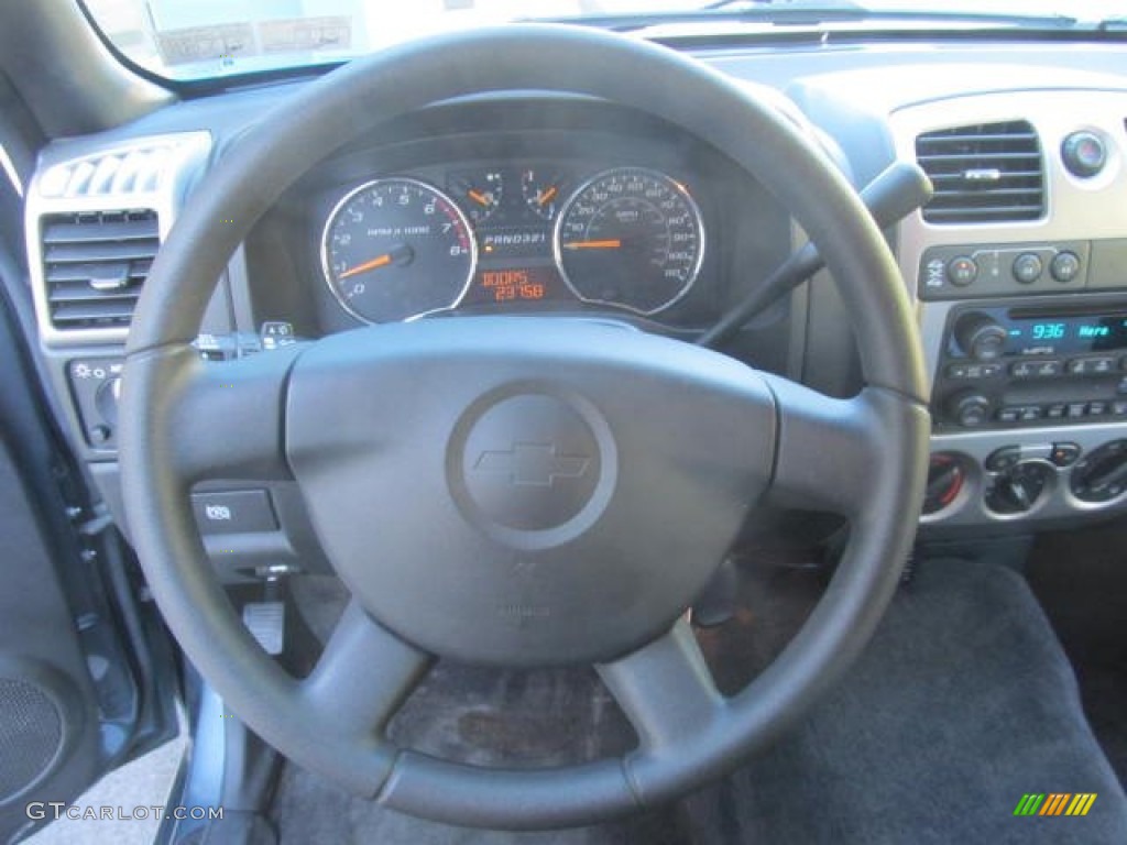 2007 Colorado LT Crew Cab 4x4 - Blue Granite Metallic / Very Dark Pewter photo #14