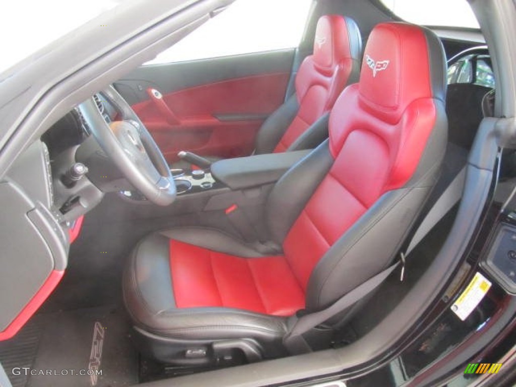 Red Interior 2013 Chevrolet Corvette 427 Convertible Collector Edition Photo #85437738