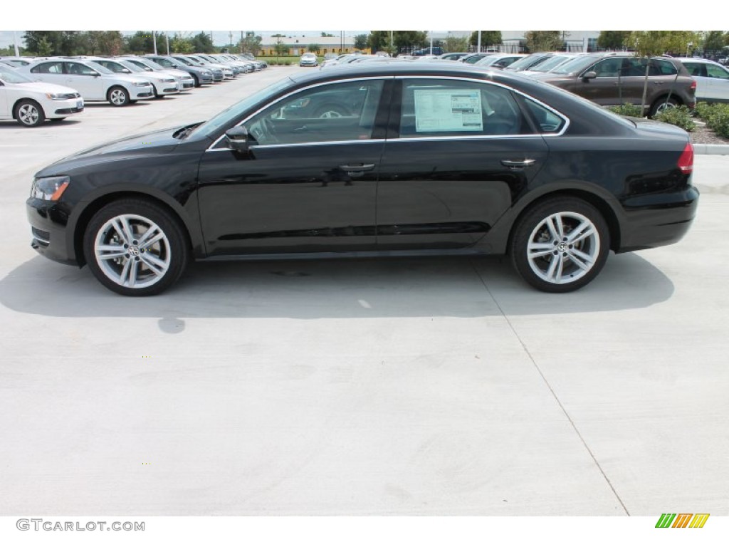 Black 2014 Volkswagen Passat 2.5L SE Exterior Photo #85438248