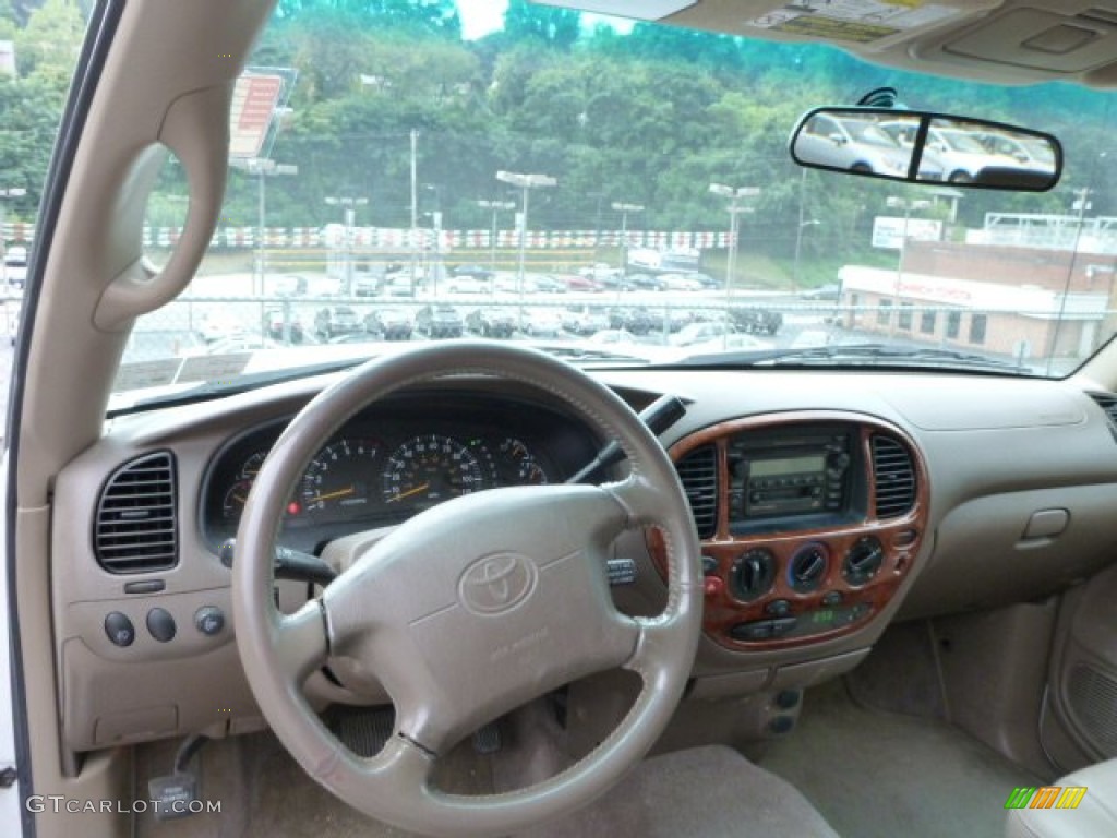 2000 Toyota Tundra Limited Extended Cab 4x4 Oak Dashboard Photo #85438264