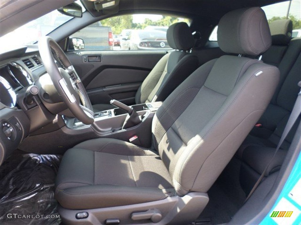 2013 Mustang V6 Coupe - Grabber Blue / Charcoal Black photo #16