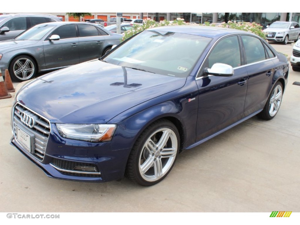 2014 S4 Premium plus 3.0 TFSI quattro - Estoril Blue Crystal / Black photo #3