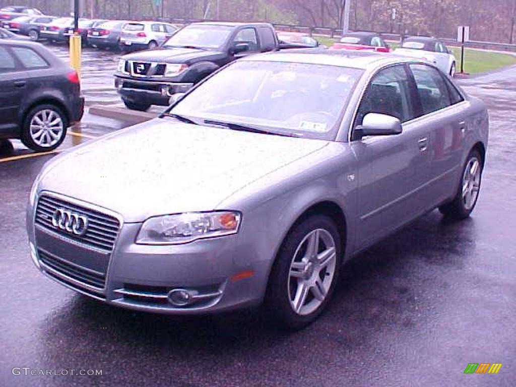 2006 A4 2.0T quattro Sedan - Quartz Gray Metallic / Platinum photo #4