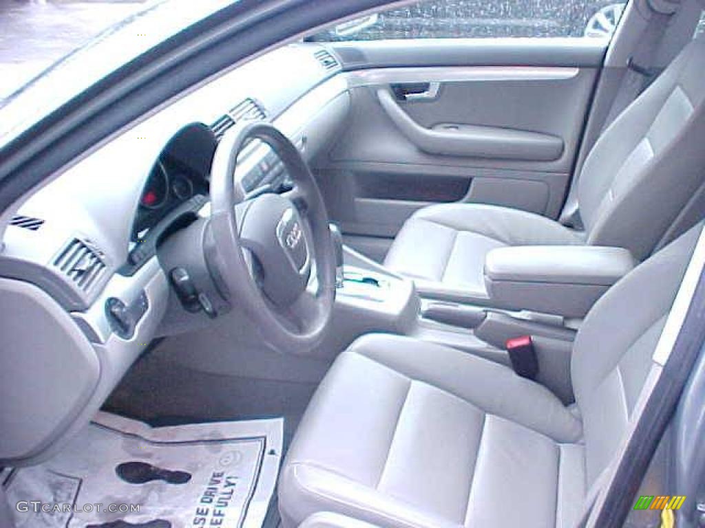 2006 A4 2.0T quattro Sedan - Quartz Gray Metallic / Platinum photo #8