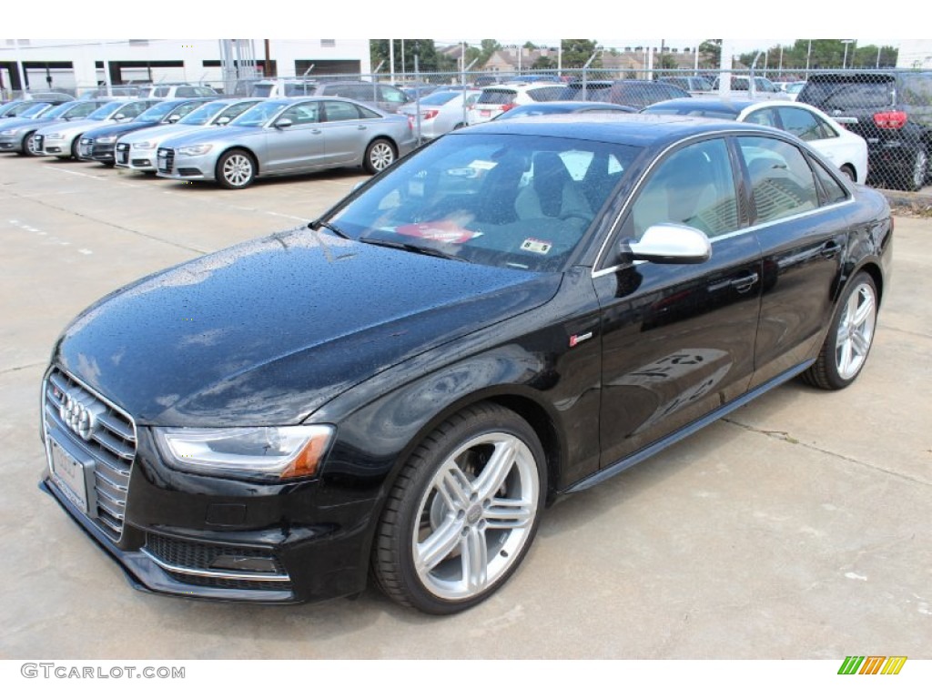 2014 S4 Premium plus 3.0 TFSI quattro - Brilliant Black / Black/Lunar Silver photo #3