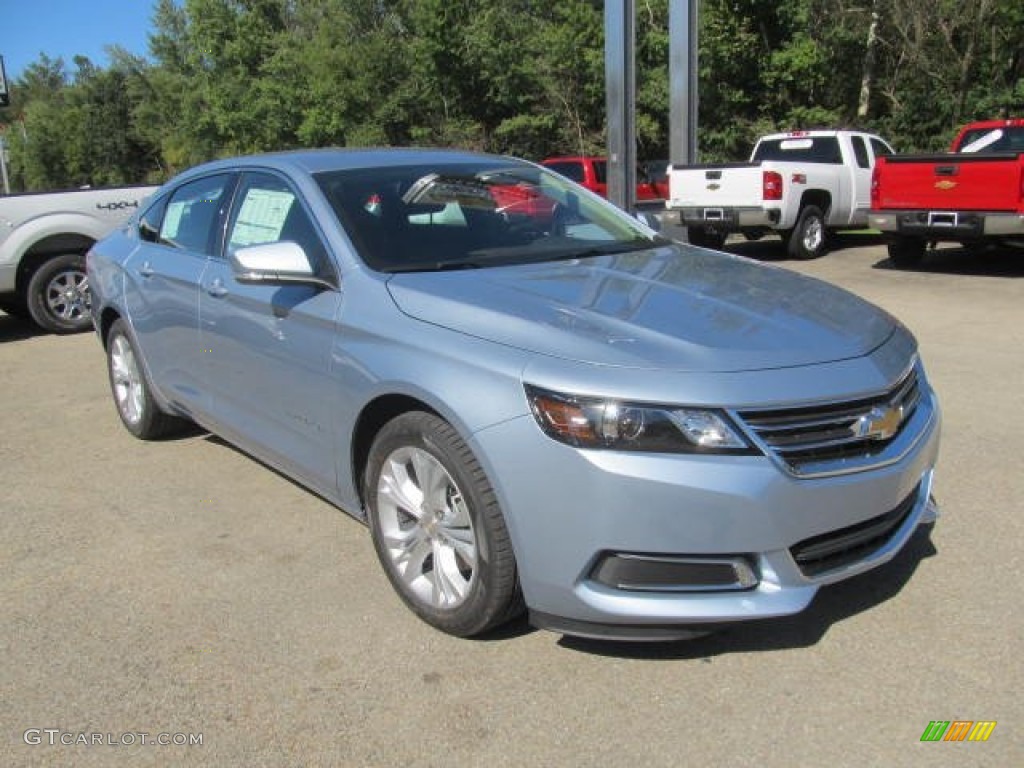 2014 Impala LT - Silver Topaz Metallic / Jet Black/Brownstone photo #9