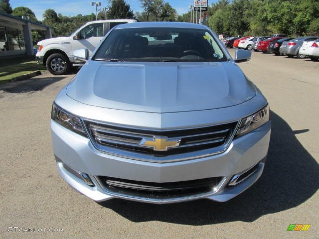 2014 Impala LT - Silver Topaz Metallic / Jet Black/Brownstone photo #10