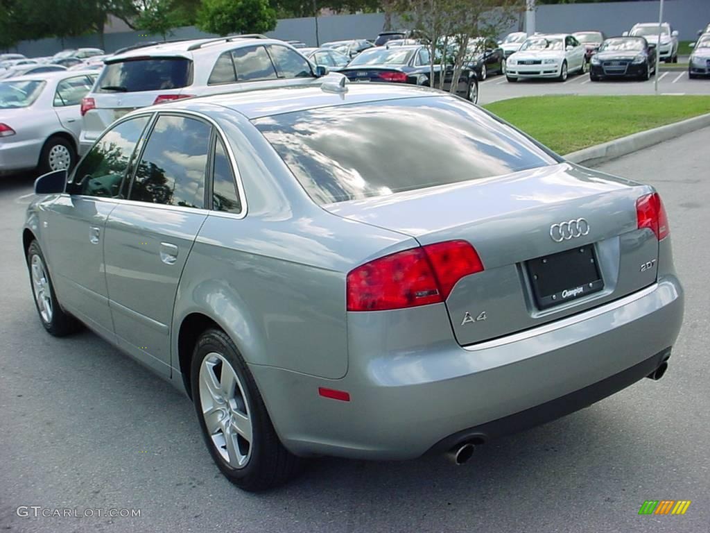 2006 A4 2.0T Sedan - Quartz Gray Metallic / Platinum photo #3