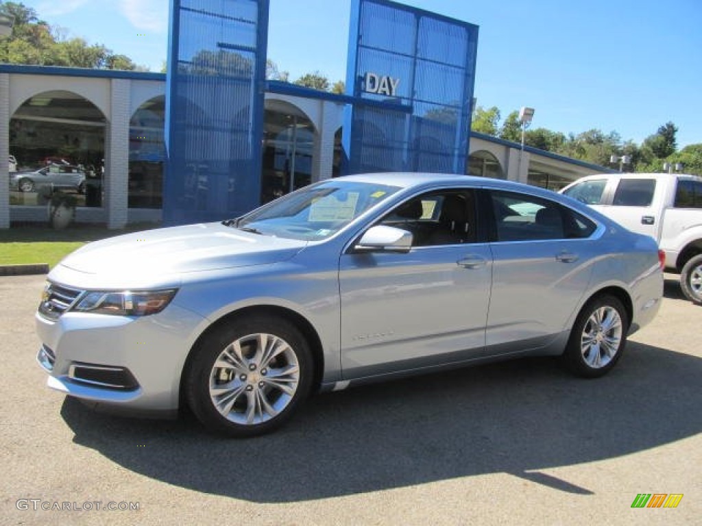 2014 Impala LT - Silver Topaz Metallic / Jet Black/Brownstone photo #1