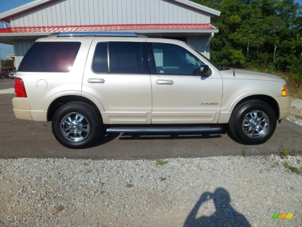 Ivory Parchment Tri Coat 2005 Ford Explorer Limited 4x4 Exterior Photo #85440675