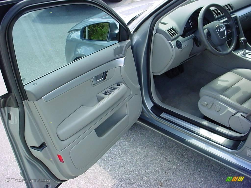 2006 A4 2.0T Sedan - Quartz Gray Metallic / Platinum photo #9
