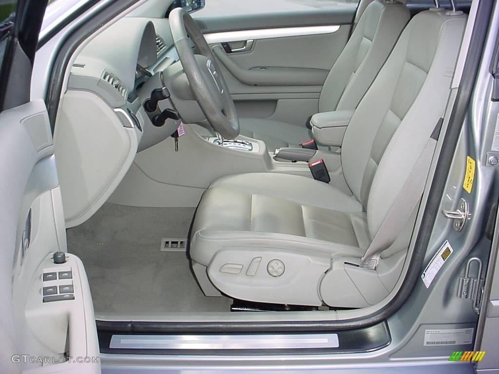 2006 A4 2.0T Sedan - Quartz Gray Metallic / Platinum photo #10
