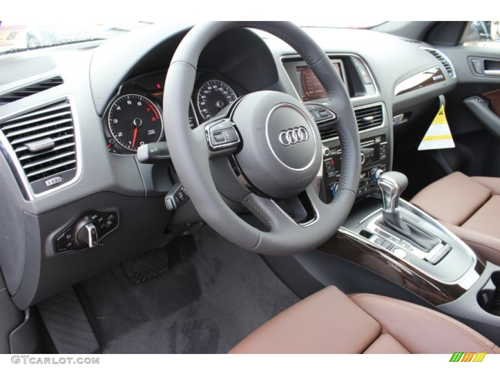 Chestnut Brown Interior 2014 Audi Q5 2.0 TFSI quattro Photo #85442013