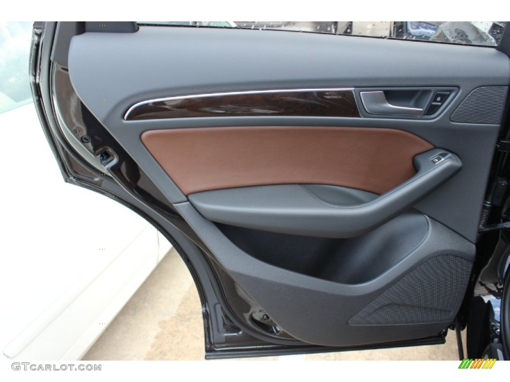 2014 Audi Q5 2.0 TFSI quattro Chestnut Brown Door Panel Photo #85442400