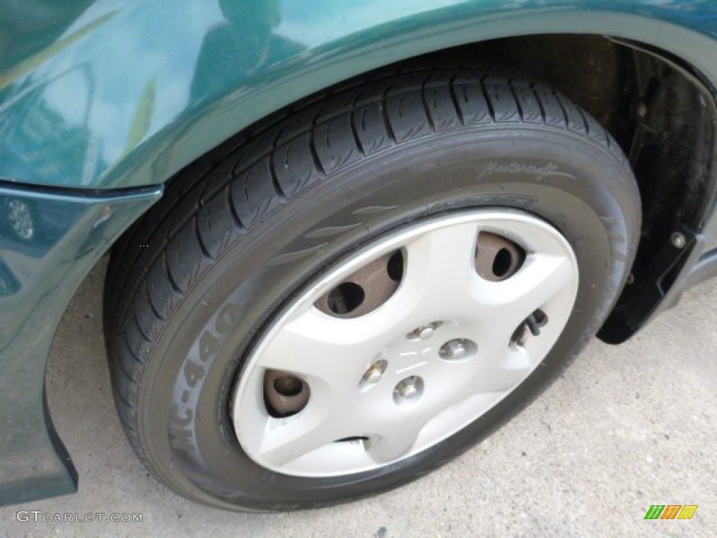 2000 Civic EX Coupe - Clover Green Pearl / Dark Gray photo #8