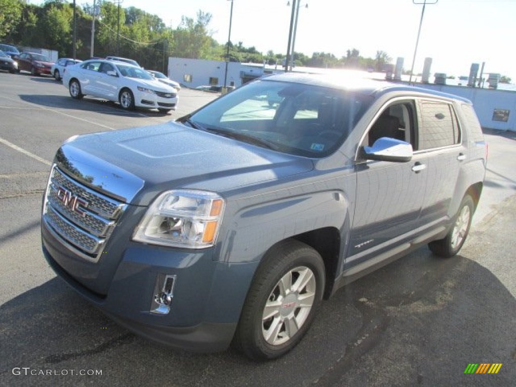 2012 Terrain SLE AWD - Steel Blue Metallic / Jet Black photo #5