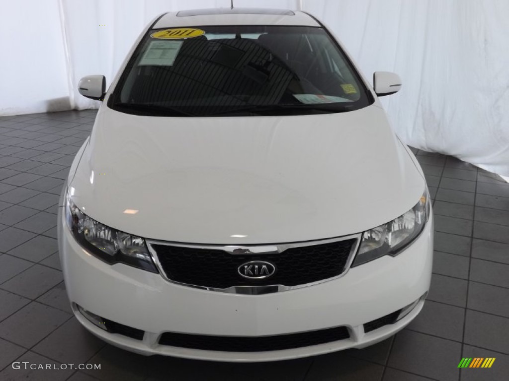Clear White 2011 Kia Forte SX 5 Door Exterior Photo #85444272