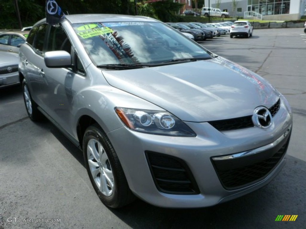 Liquid Silver Metallic 2011 Mazda CX-7 s Touring AWD Exterior Photo #85444398