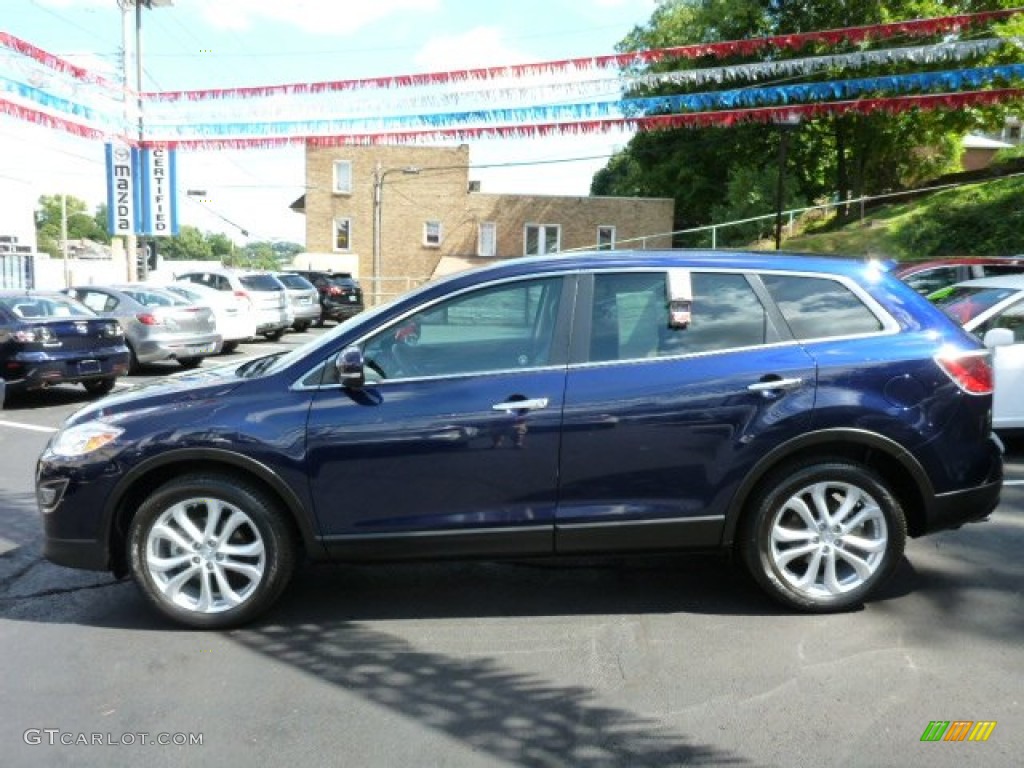 Stormy Blue Mica 2012 Mazda CX-9 Grand Touring AWD Exterior Photo #85445892