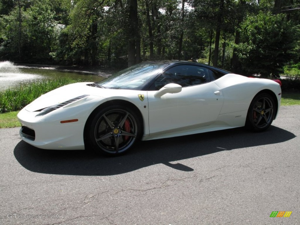 Bianco Avus (White) 2012 Ferrari 458 Italia Exterior Photo #85446226