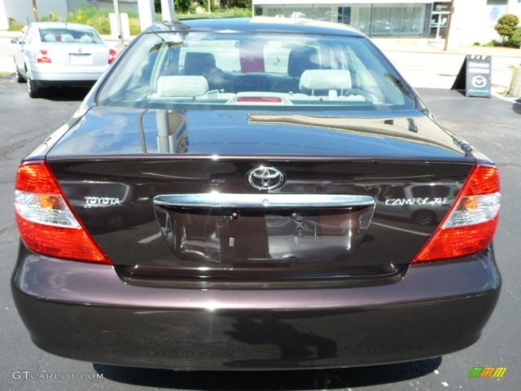 2002 Camry XLE - Black Walnut Pearl / Taupe photo #11