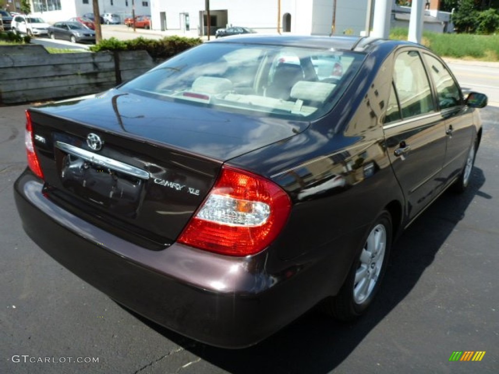 2002 Camry XLE - Black Walnut Pearl / Taupe photo #12