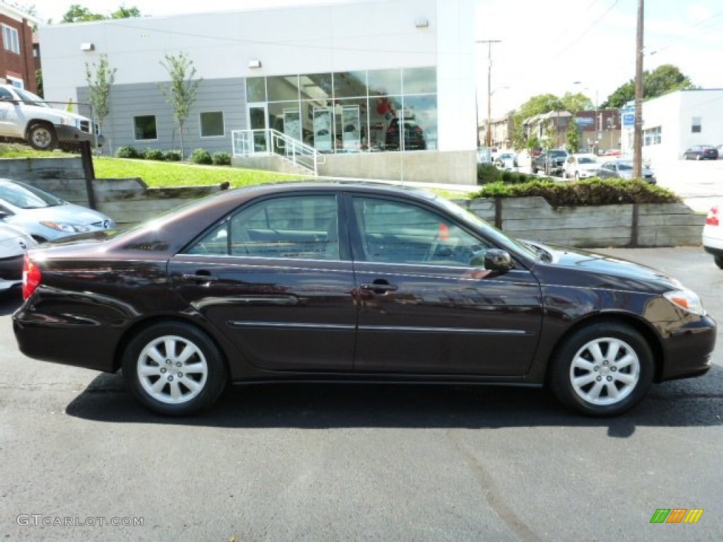 2002 Camry XLE - Black Walnut Pearl / Taupe photo #13