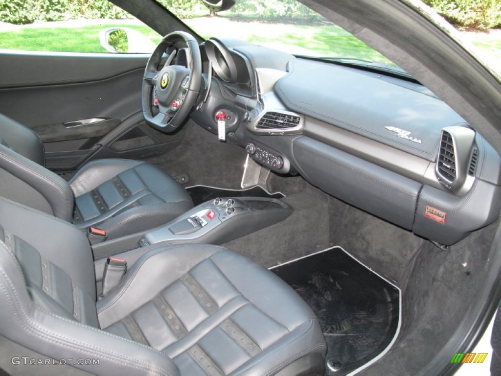2012 Ferrari 458 Italia Nero Dashboard Photo #85446503