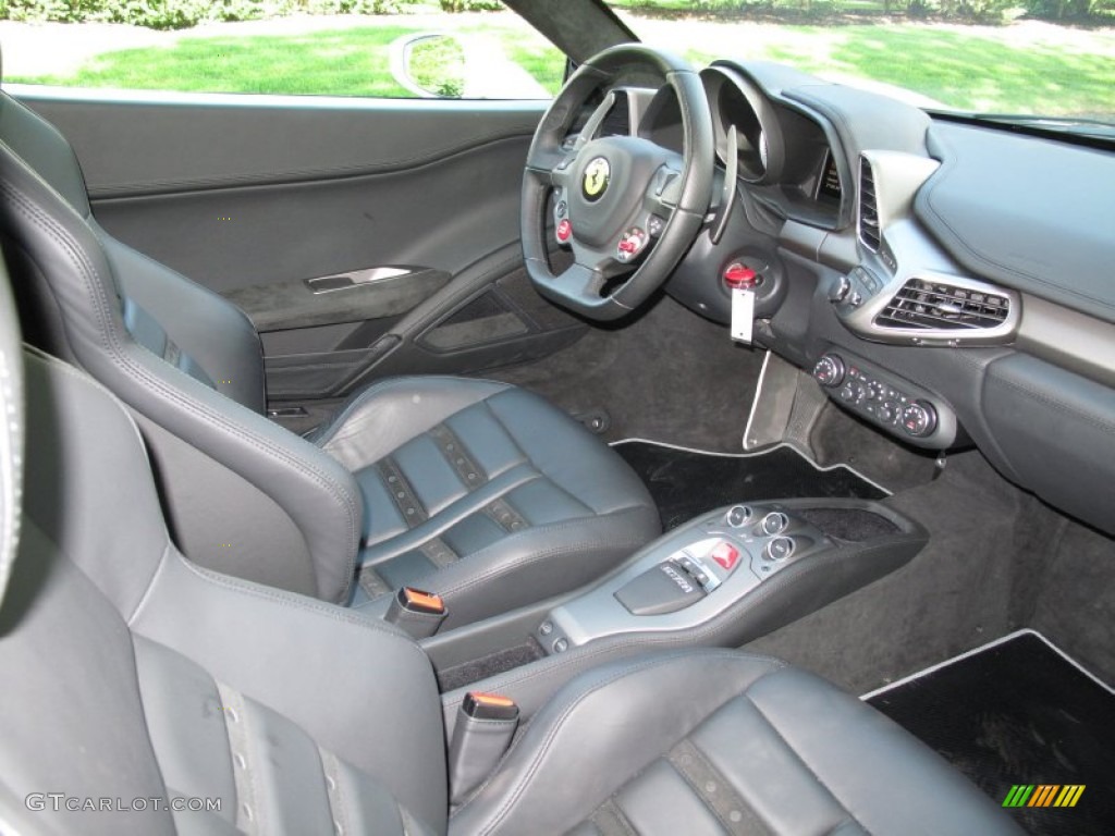 2012 Ferrari 458 Italia Nero Dashboard Photo #85446567
