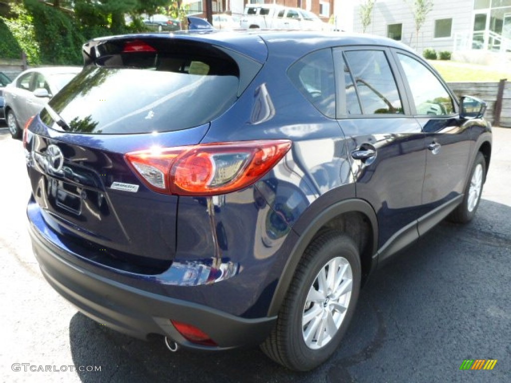 2014 CX-5 Touring AWD - Stormy Blue Mica / Sand photo #5