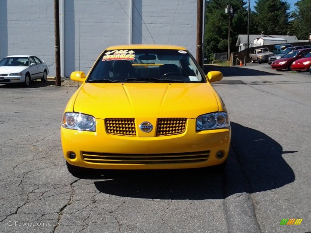 Sunburst Yellow Nissan Sentra
