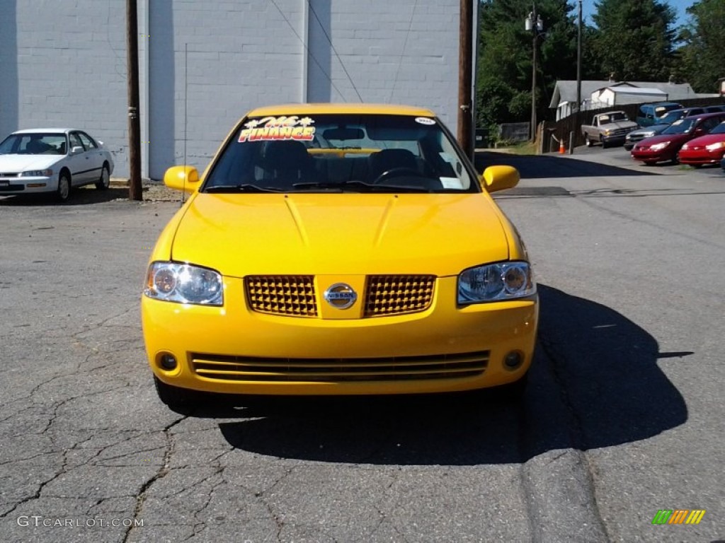 2006 Sentra 1.8 S Special Edition - Sunburst Yellow / Charcoal photo #1