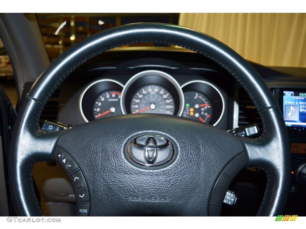 2007 Toyota 4Runner Sport Edition 4x4 Dark Charcoal Steering Wheel Photo #85447662