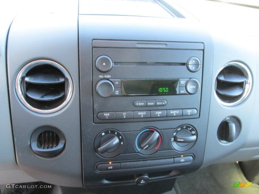 2005 F150 XLT SuperCrew - Dark Toreador Red Metallic / Black photo #13