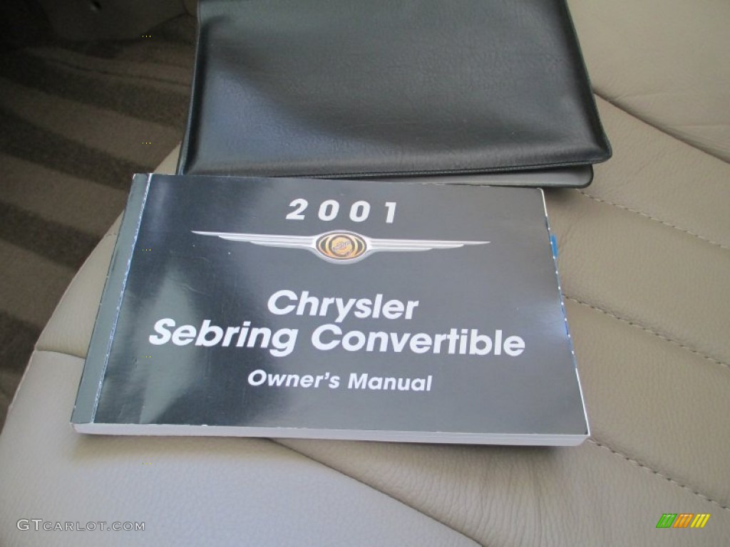 2001 Sebring LXi Convertible - Champagne Pearlcoat / Taupe photo #36