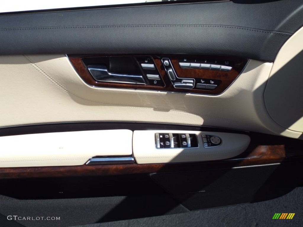 2014 Mercedes-Benz CL 550 4Matic Sahara Beige/Black Door Panel Photo #85452432