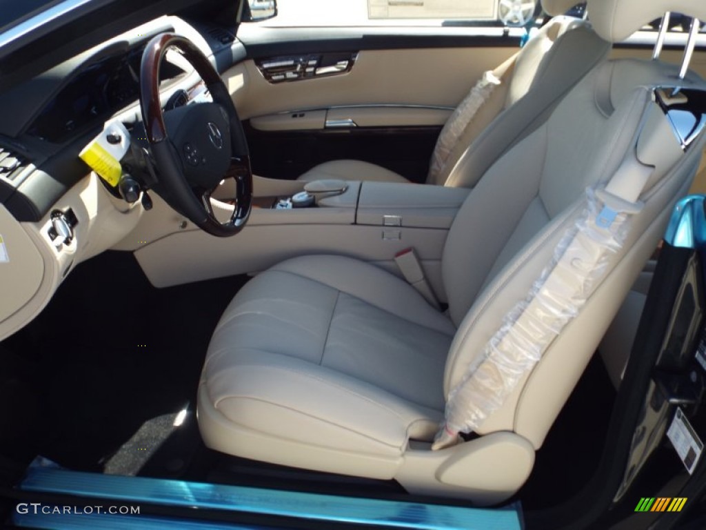 Sahara Beige/Black Interior 2014 Mercedes-Benz CL 550 4Matic Photo #85452455