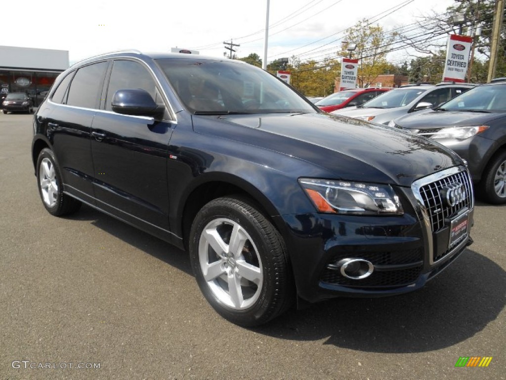 Deep Sea Blue Pearl Effect 2011 Audi Q5 3.2 quattro Exterior Photo #85453104