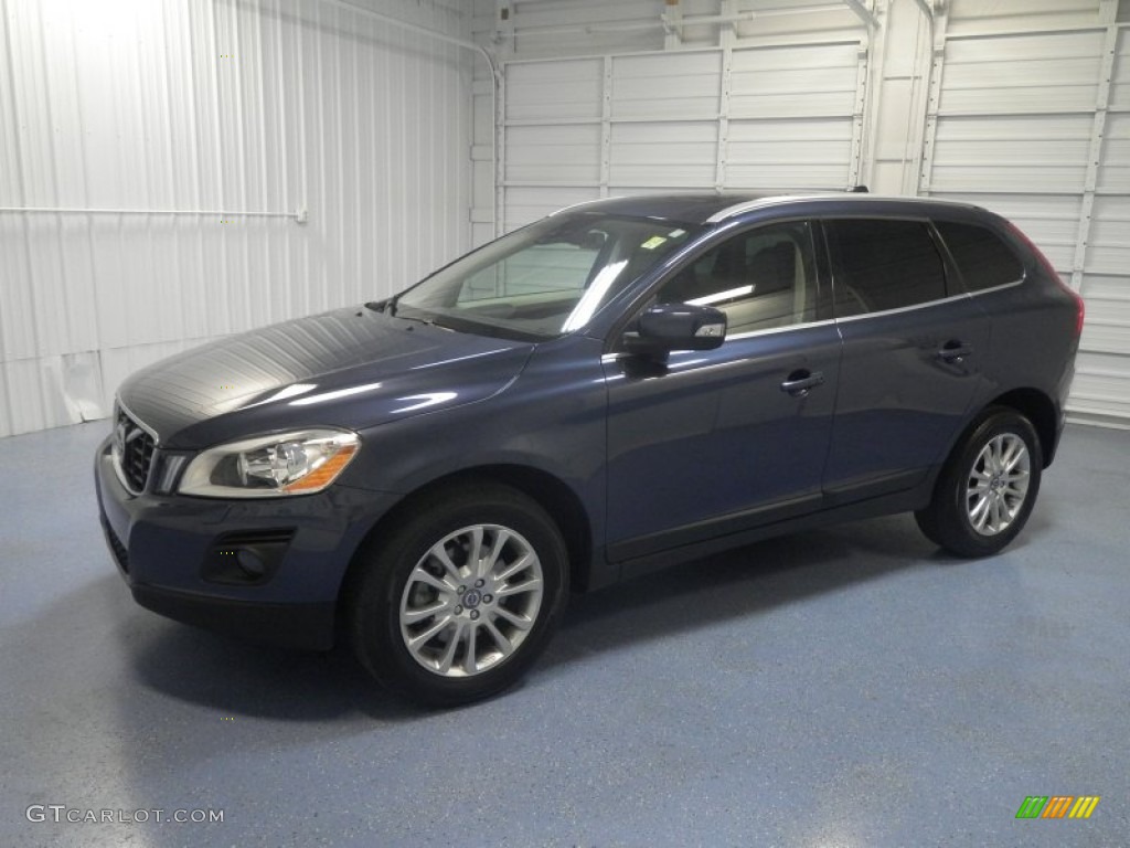 2010 XC60 T6 AWD - Barents Blue Metallic / Sandstone/Espresso photo #2