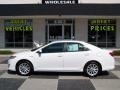 2013 Super White Toyota Camry Hybrid XLE  photo #1