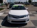 2013 Super White Toyota Camry Hybrid XLE  photo #2
