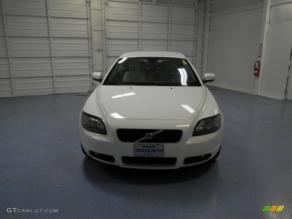 2009 C70 T5 Convertible - Ice White / Calcite photo #3