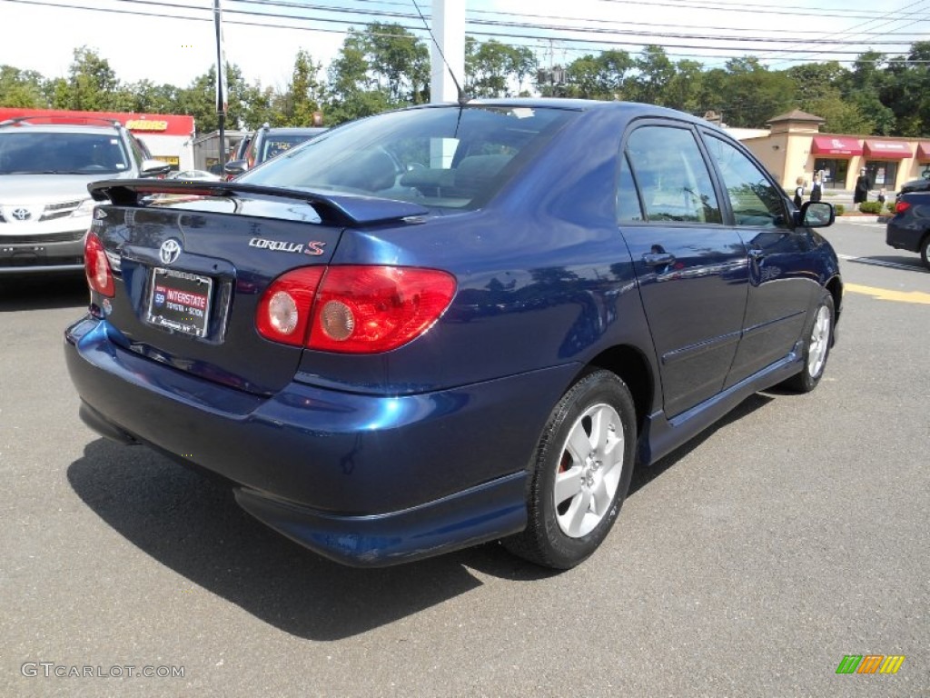2008 Corolla S - Speedway Blue Metallic / Stone photo #4