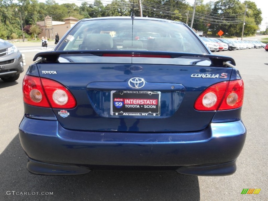 2008 Corolla S - Speedway Blue Metallic / Stone photo #5