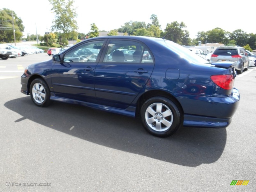 2008 Corolla S - Speedway Blue Metallic / Stone photo #7