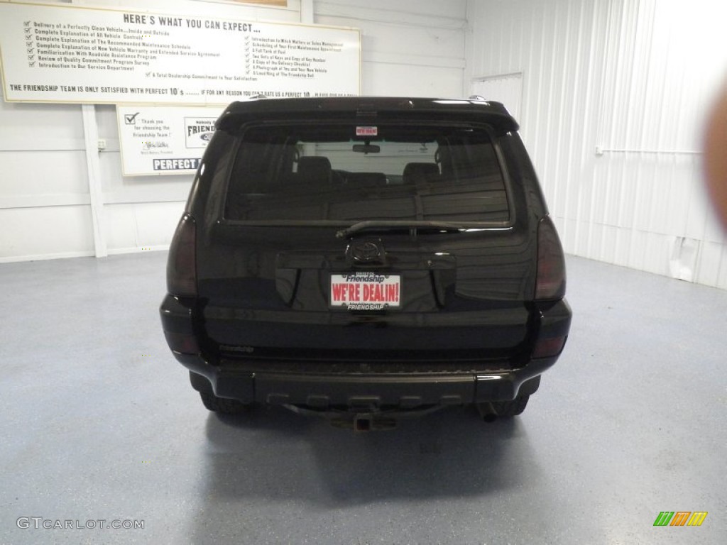 2004 4Runner SR5 4x4 - Black / Taupe photo #6