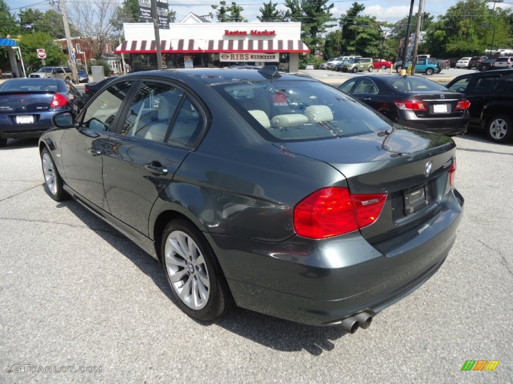 2011 3 Series 328i Sedan - Tasman Green Metallic / Beige photo #8